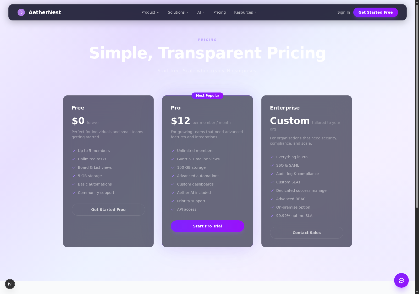Pricing